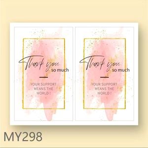 50pcs Rectangular Stickers, Gift Box Seal Stickers